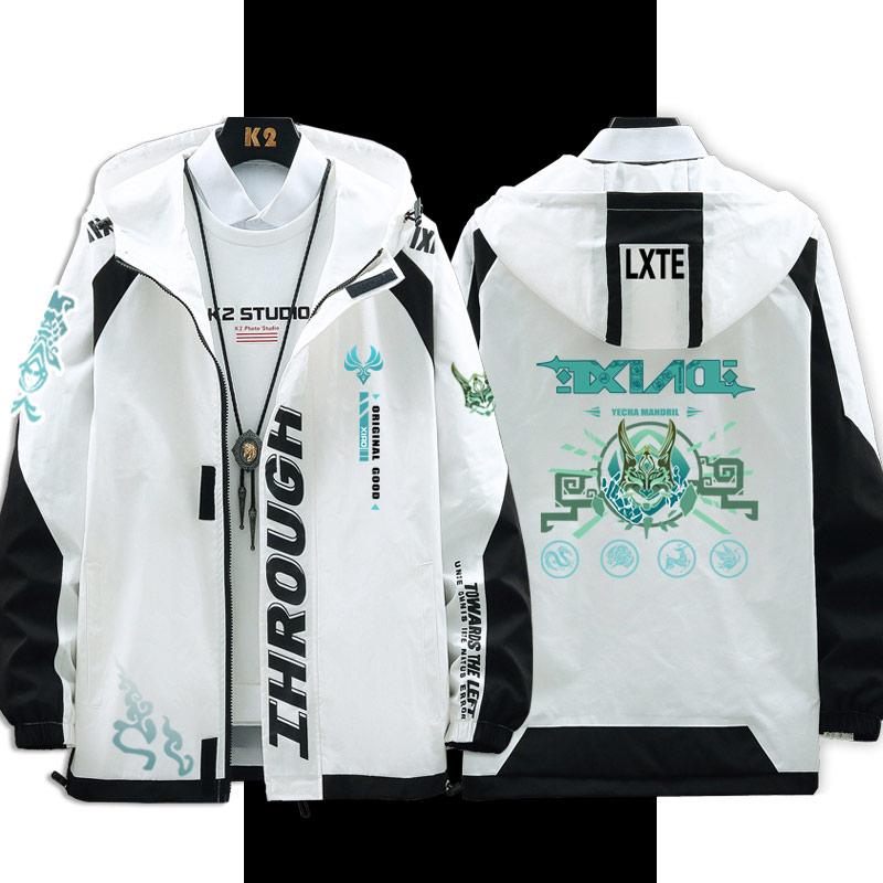 

Men's Hoodies & Sweatshirts Cosplay Costume Xiao Long Sleeve Fashion Jacket Coat Game Clothes Unisex Hoodie Zipper Sweatshirt Top GeImpact N, Stylea