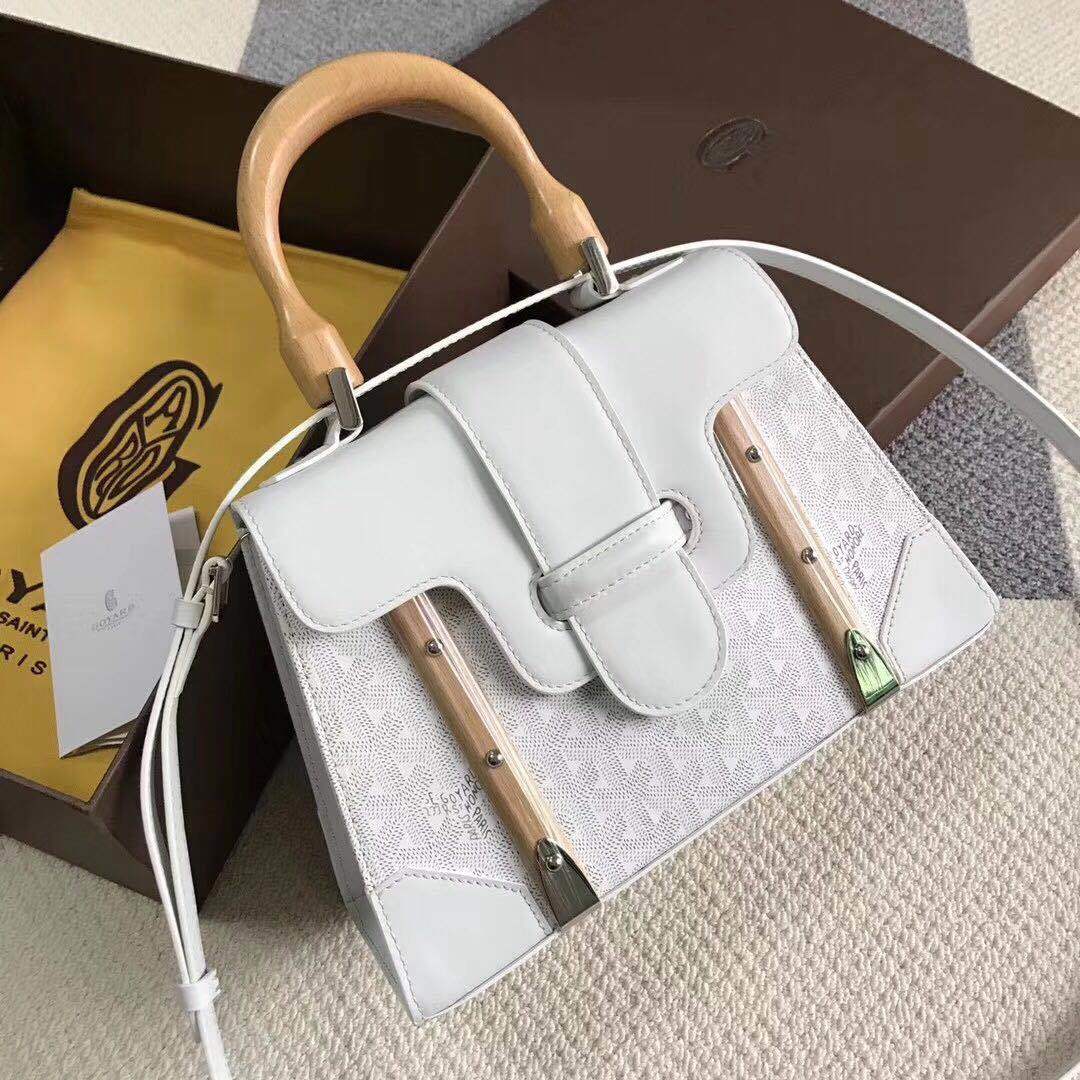 

Gayar Goya Saigon Wooden Handle Handbag Messenger Shopping Women's Kelly Bag Zlh
