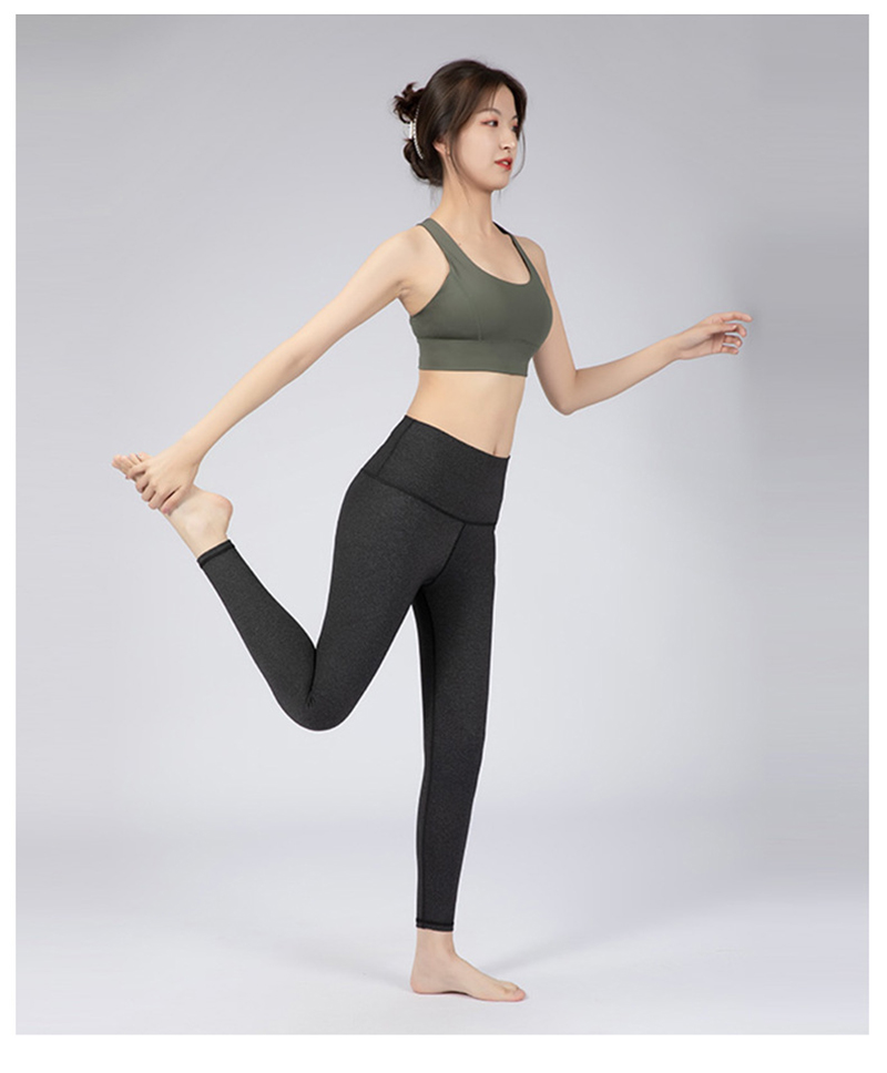 

Yoga Outfits Lu Pants Women Fall/winter Stretch Tight Clothes Europe Nude High Waist Hip Fitness Sports Pants, Forest green