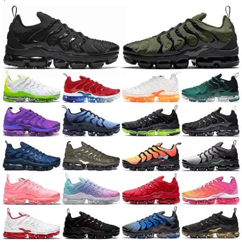 

2022 TN Plus Running Shoes Men Women Bubblegum Atlanta Black Royal Cherry Pure Platinum Noble Red Fresh Outdoor Mens Womens Sports Trainers Sneakers Oversize 36-47, # 10