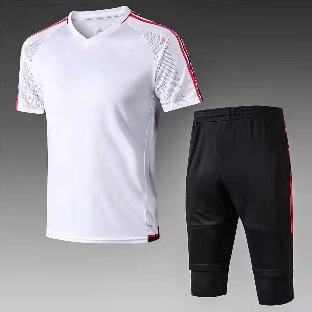 

Blank Football Jerseys en Women Kids Team Training Set Sports Suit Customize Soccer Uniforms ball Tracksuit Kits 888, Grey