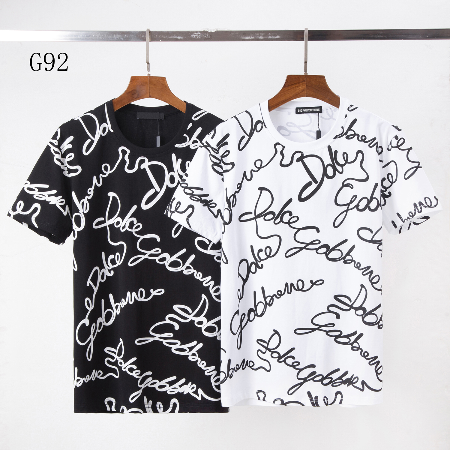 

TURTLE DSQ Mens PHANTOM Designer T shirt Italian Milan Fashion Print T-shirt Summer Black White T-shirt Hip Hop Streetwear 100% Cotton Tops Plus size 0609