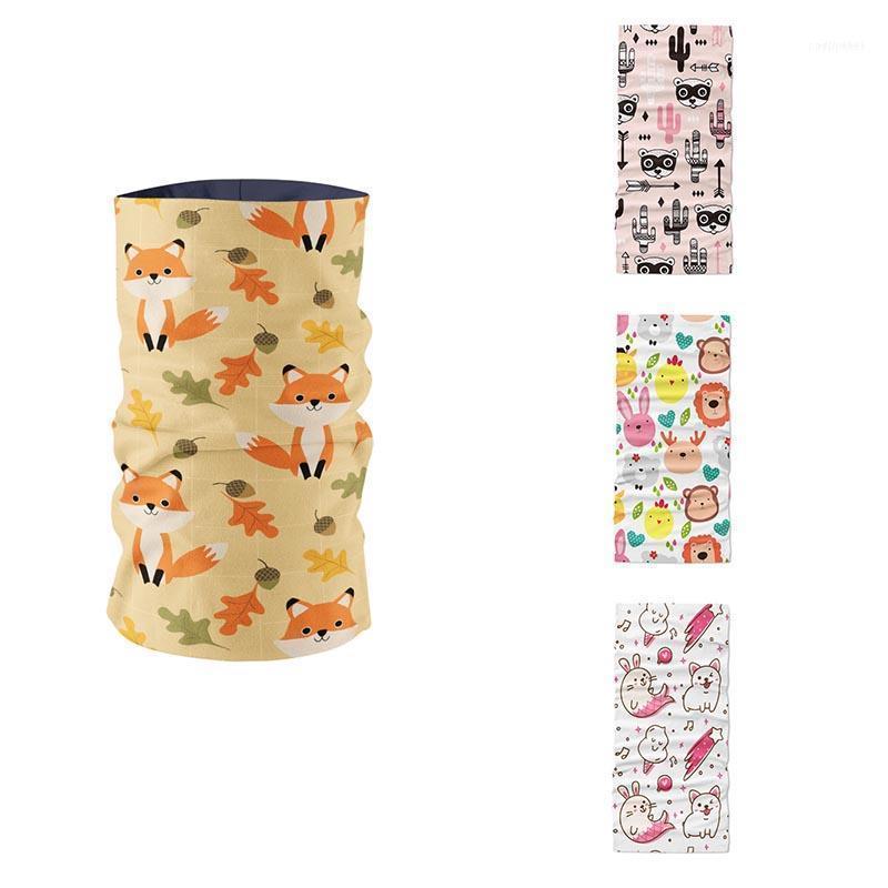 

Scarves 3D Printed Animal Scarf Mini Pattern Cute Women Headband Multifunctional Magic Headwear Seamless Elastic Bandana Tubular Mask1
