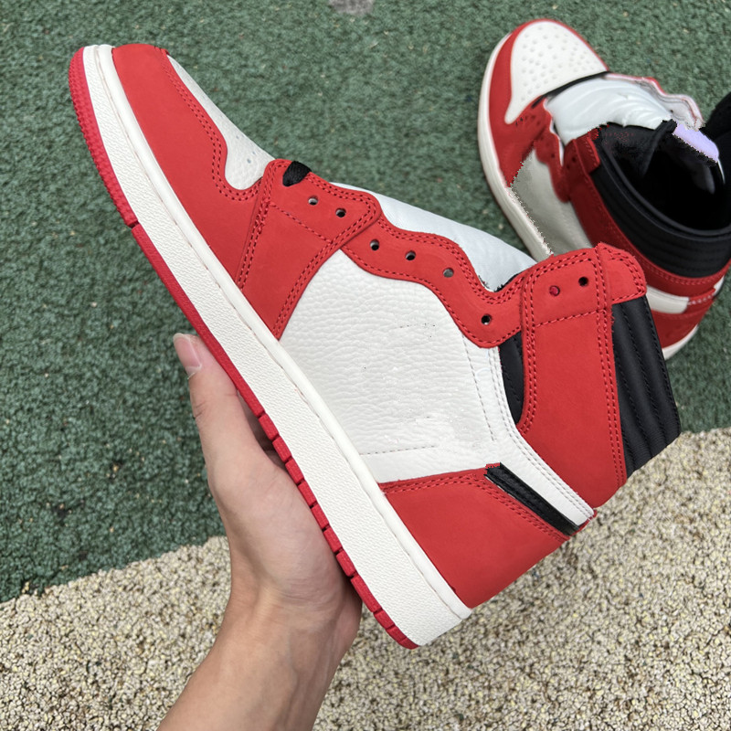

2022 Release High OG TS x Jumpman 1 basketball shoe Mens Womens Red white Designers fashion outdoor sneakers CD4487-100, Pay for extra lace