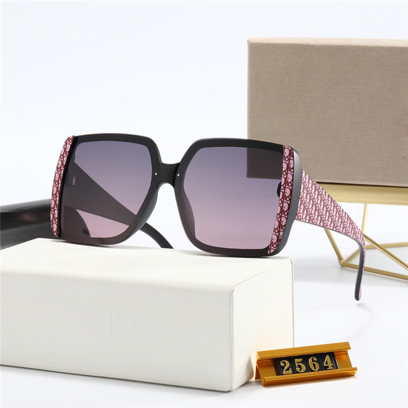 

Fashion designers 2564 Polarized Luxurys Sunglasses Men Women Pilot Sunglasses UV400 For Womens Eyewear Glasses Metal Frame Polaroid Lens With box