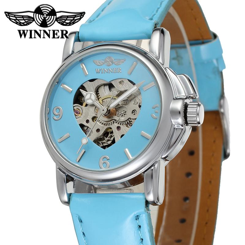 

Wristwatches Women Watches 2021 Leather Ladies Mechanical Watch SKeleton Female Casual Wristwatch Relogio Feminino Sport Clock, Wrl8011m3s5