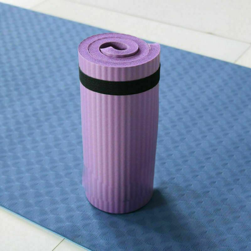

Yoga Pilates Mat Thick Exercise Gym Non-Slip Workout 15mm Fitness Mats CMG786, Purple