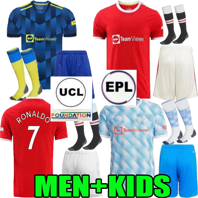 

adult  21 22 Manchester RONALDO RASHFORD POGBA Soccer Jersey 2021 SANCHO Shirt B.FERNANDES R.VARANE LINGARD MARTIAL CAVANI GREENWOOD SHAW Football Uniform, 2021;3rd