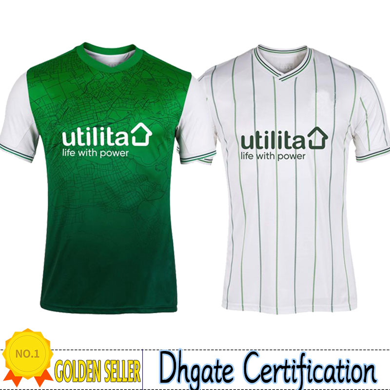 21/22 Jerseys de football Hibernian Home Green Hanlon McGinn Doidge Newell Football Jersey Boyle Nisbet Men Kids Kits 2021 2022