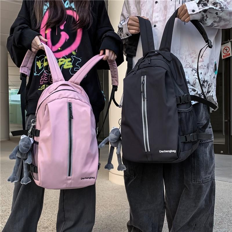 

Backpack Quality Nylon Waterproof Travel Backpacks Men Women Anti-theft Shoulder Bags Schoolbags For Teenager Girls Mochila, Black