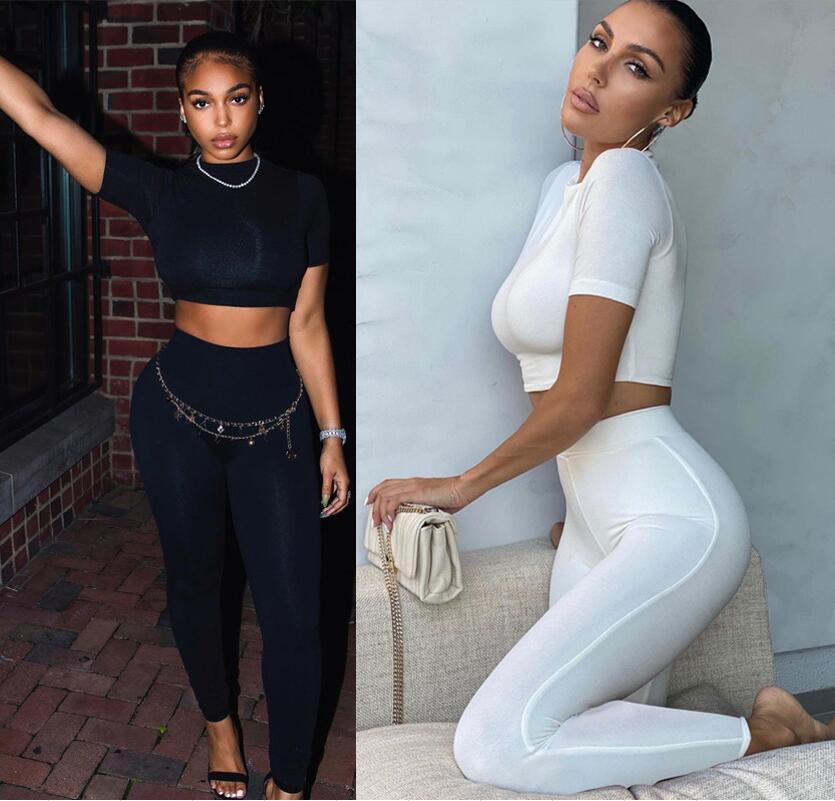 

Yoga fit sportswear women styles Outfit tracksuits sets for woman active Suit t shirt Leggings Fitness Gym Teach wear tracksuit designs clothes outdoor workout set, Black