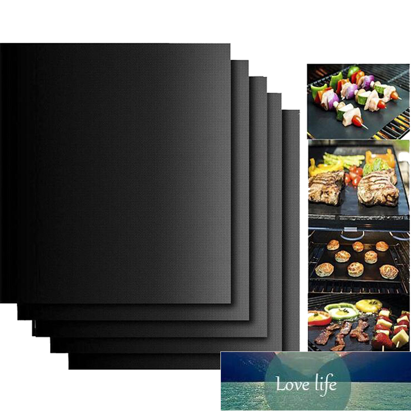 

5Pcs Reusable Barbecue Non Stick Grill Mat Sheet Cooking and Baking Bbq Carpet for Frying Roast Outdoor Picnic Grill Mats