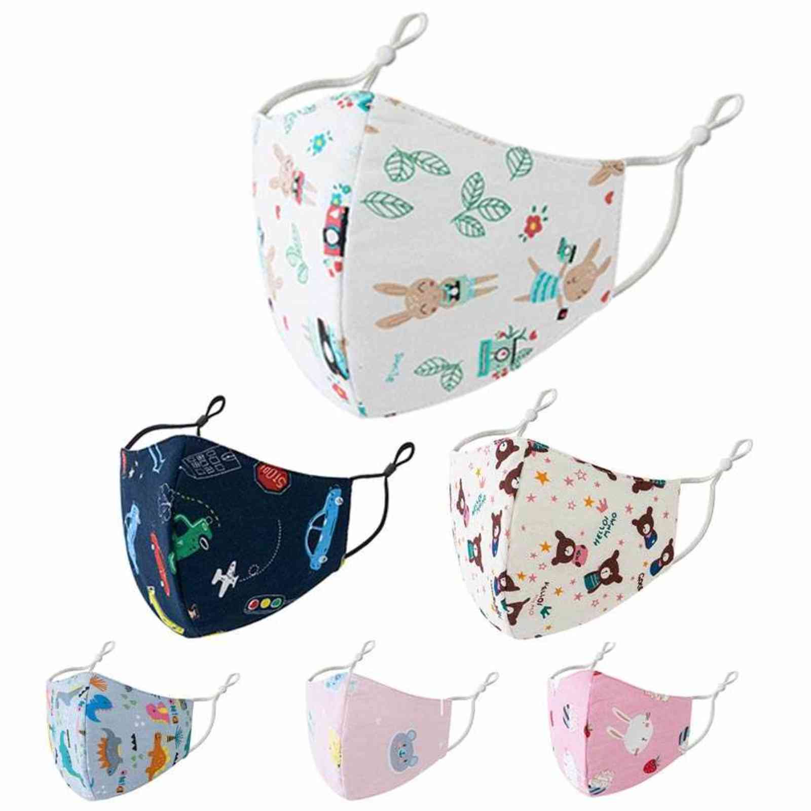 

kids face mask fashion washable breathable thin three dimensional masks for boys and girls individually wrapped pure cotton 3d