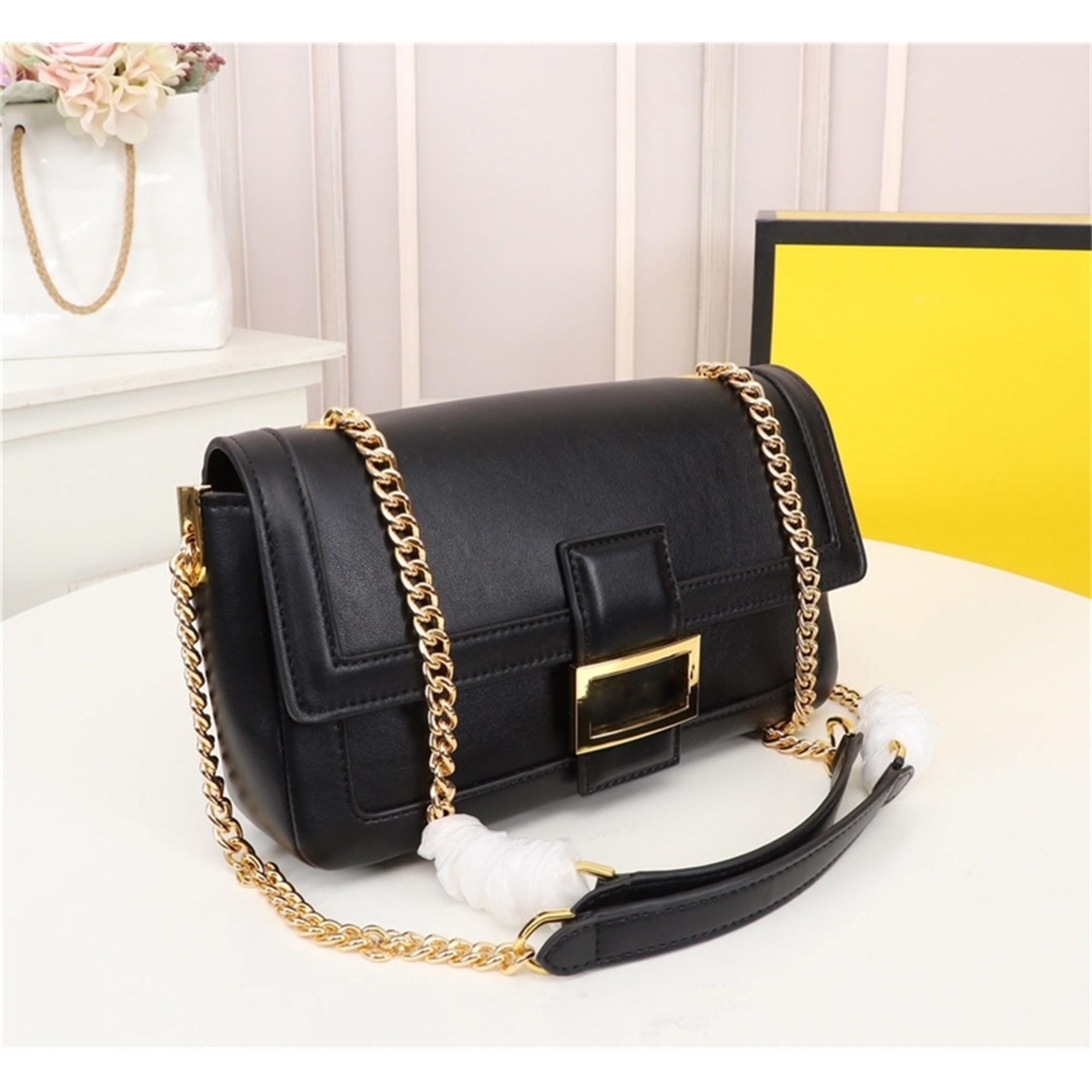 

2021 New Top Sheepskin Crossbody Bag Women Luxurys Designers Bags Shoulder Bag Luxurys Designers Crossbody Bags 27cm 20233k, Black