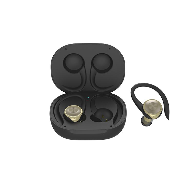 

X10 Tws Wireless Sports Bluetooth Earphone 5.0 Stereo Sound Waterproof With Charging Box Ear-Hook In-Ear Bluetooth Headsets, Black