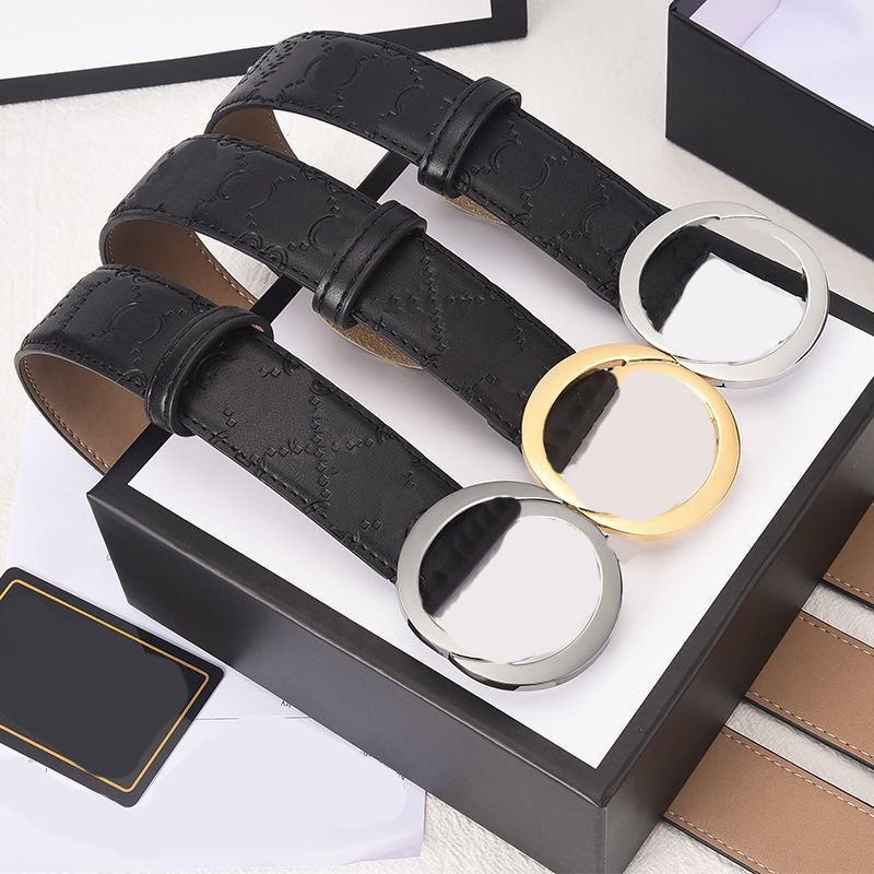 

Wholesale Mens Designer Belts Women Waistband Ceinture Double G Brass Buckle Genuine Leather Classical Design Belt Highly Quality Cowhide With Box, With box and logo