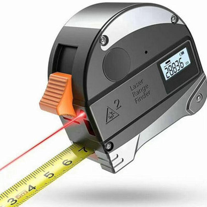 

Tape Measures 40M Laser Measuring Retractable Digital Electronic Roulette Stainless Measure Multi Angle Tool