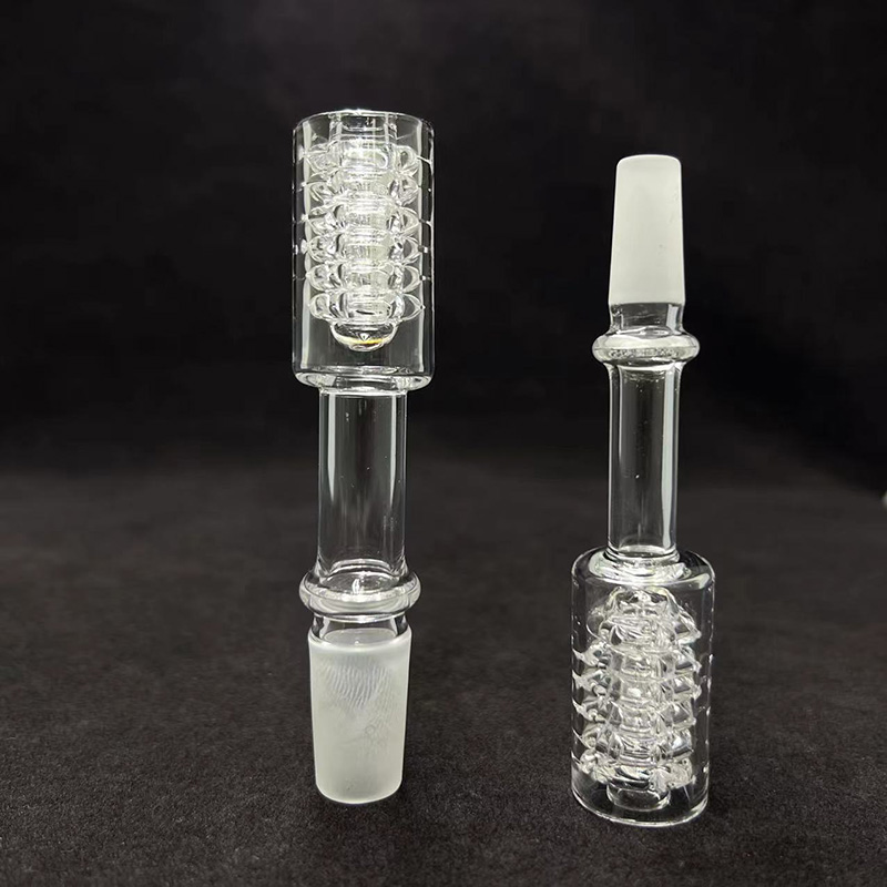 

New 10mm 14mm 18mm Quartz Tips Drip Tester Straw Tube Tip Hookah for Mini Nectar Collector Kits Male Female Smoking Nail