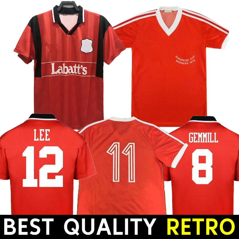 

1979 1980 Nottingham Forest retro soccer jersey 1994 1995 Collymore HAALAND classic vintage football shirt 94 95 Gemmill BOHINEN roy Stuart thai