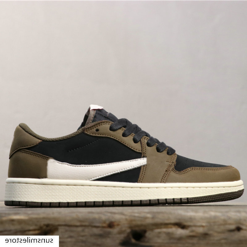 

Travis Scott x 1 Low Limited Basketball Shoes 1s Men Sports Sneakers 39-45
