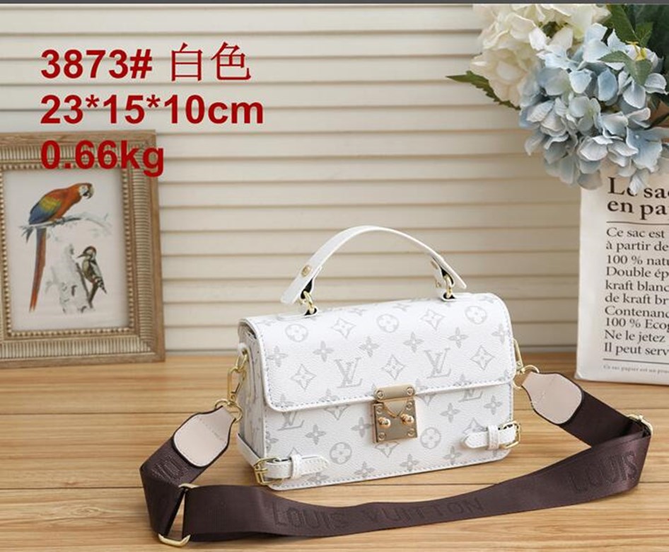 

Postman's bag 2021 new style square bag fashionable one shoulder cross body printing Lv LOUIS 3 VITTON&#13