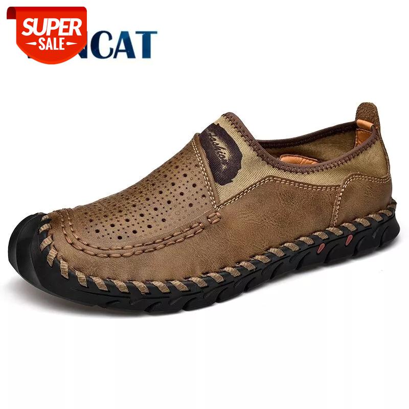 

Vancat 2019 New Summer Spring Men Shoes Mesh Casual Shoes Patchwork Breathable Loafers Outdoor Male Sneakers Walking Footwear #Bk3M
