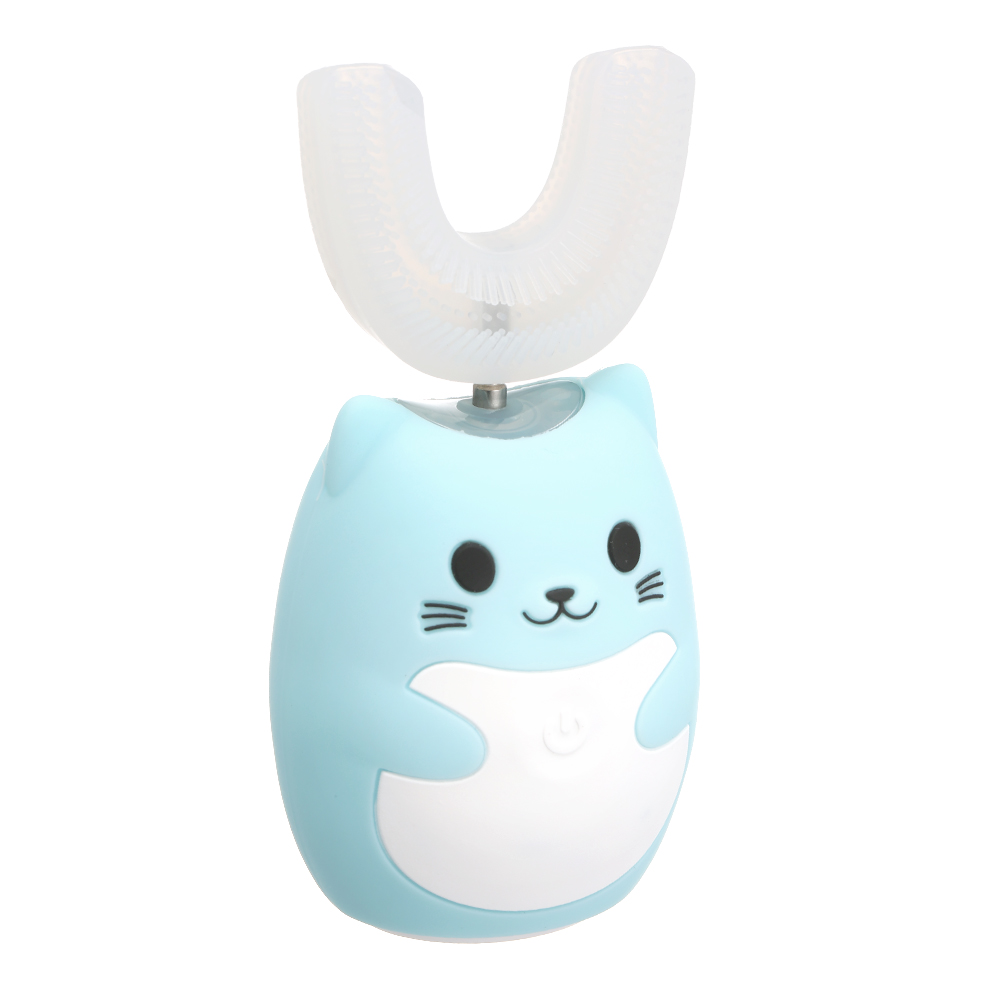 

Kids Electric Toothbrush U Shape Smart Sonic Rechargeable Toothbrush with A Cup Silicone Soft Bristles for Toddlers Oral CareScouts