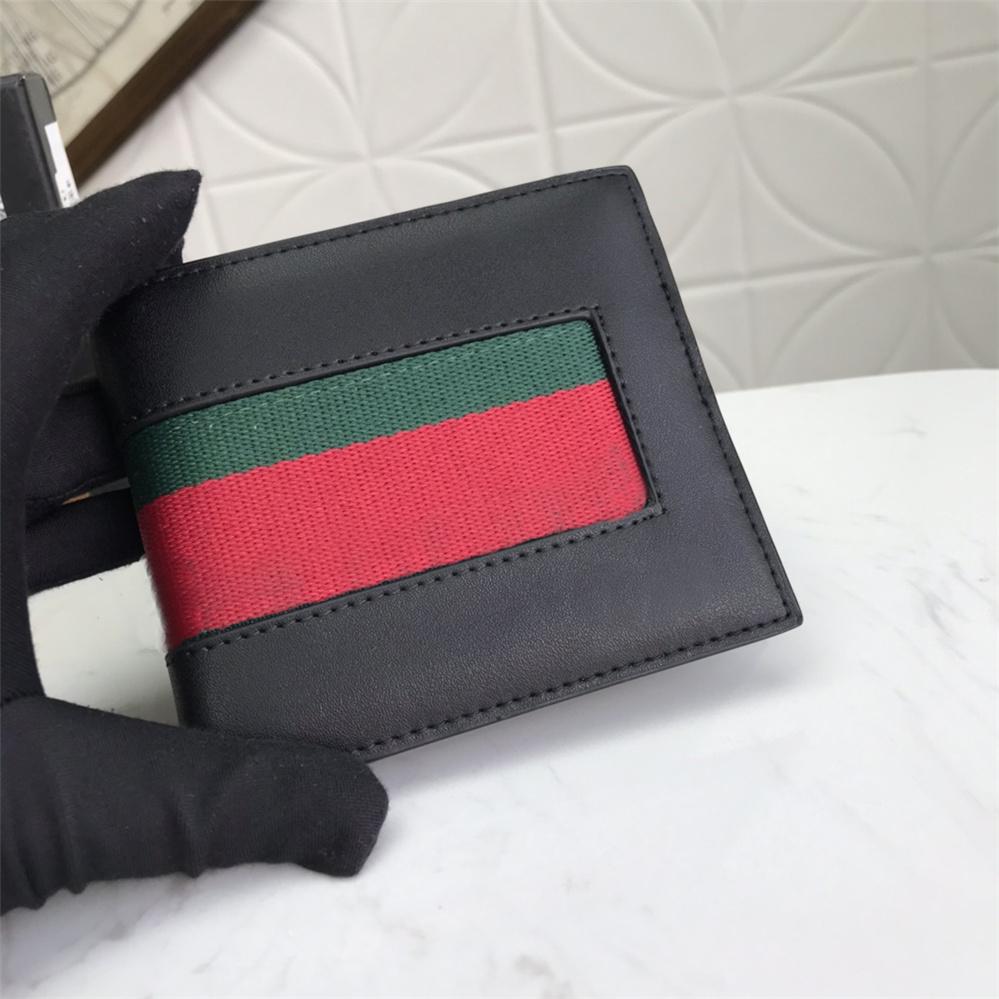 

2021 Fashion Designers Wallets Luxurys Mens Women Leather Bags High Quality Classic Bee Tiger Snake Letters Purses Original Box Digram Card, Red;black