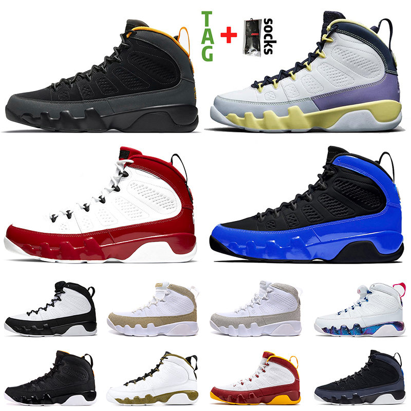 

Newest Arrival Blue Gym Red Fashion Yellow For Men Jumpman 9s Basketball Shoes IX Top Quality Designer Sport Brand UNC Trainer Sneakers, B47 cactus flower 40-47