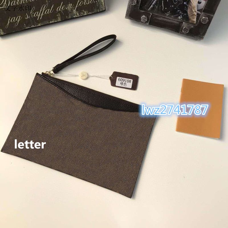 

Designer Bags Wallet Handbags Purses Good quality classic style Women Evening Bags Clutchbag Real Leather with dustbag, Letter:blue