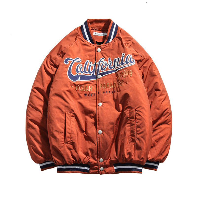 

2021 New Arrival Top Fashion Sale Single Winter Cotton Breasted Embroidered Casual Designer Clothing Short Bomber Jacket 0GZW, Black