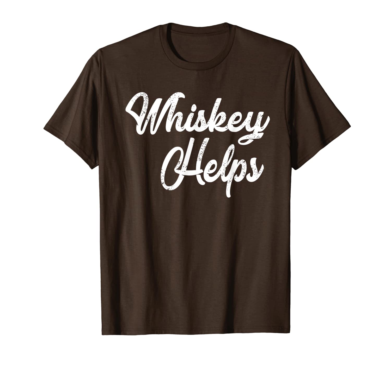 

whiskey helps t-shirt distressed funny bar hopping shirt, White;black