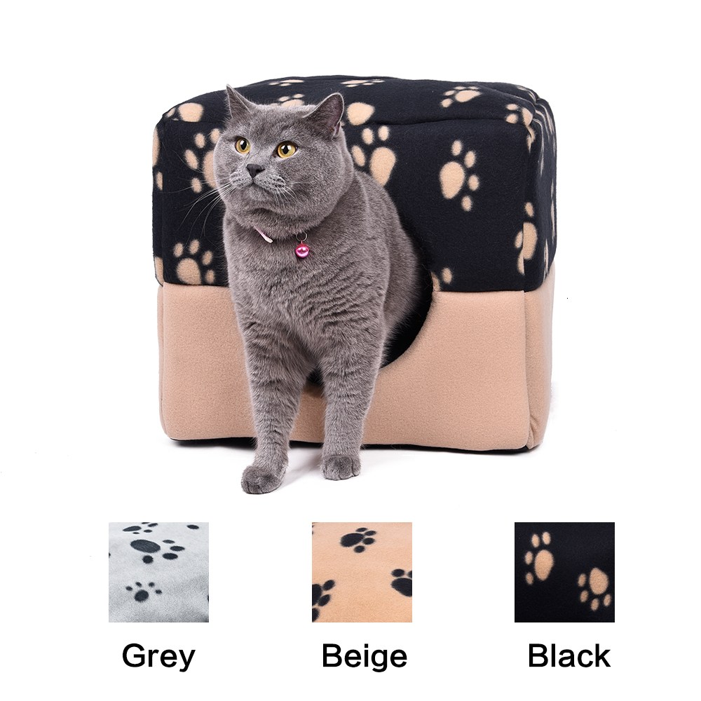 

2021 New 3-in-1 Multi-functional Pet Cat Hot Folding Bed Soft Bone Removable Mat Puppy Dog Pillows Home Supply 80ux
