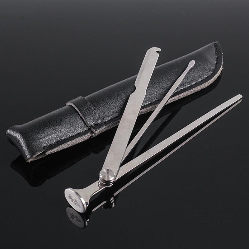 

Multifunctional 3 In1 Tobacco Pipe Cleaner Stainless Steel Smoking Cleaning Tool Set Smok Tamper Pass Needle