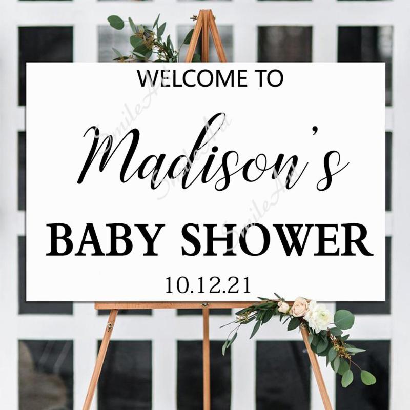 

Wall Stickers Creative Baby Shower Custom Name Sticker Nursery Art Decals For Baby's Rooms Decal