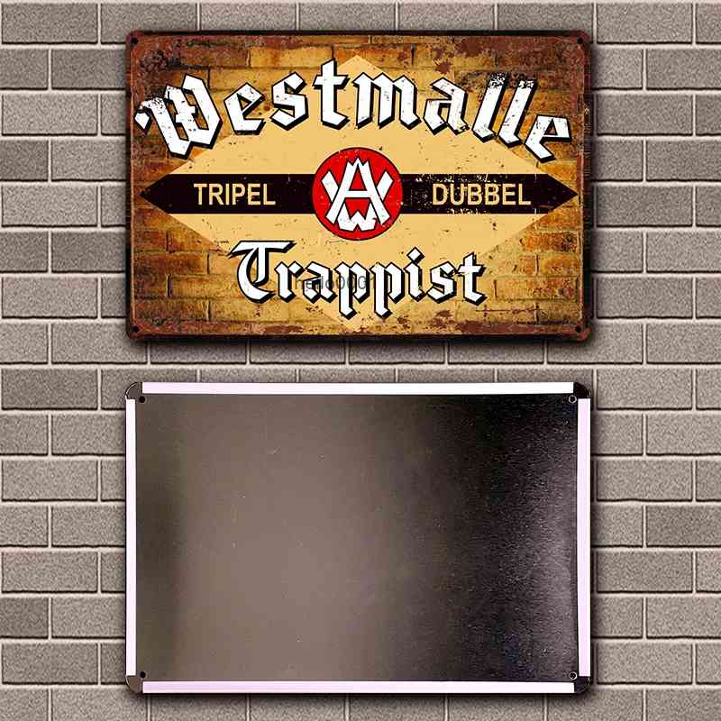 

Westmalle Duvel Man Cave Vintage Dutch Belgian Beer Tin Art Metal Sign Home Bar Decor Painting 20*30 CM Size Dy198