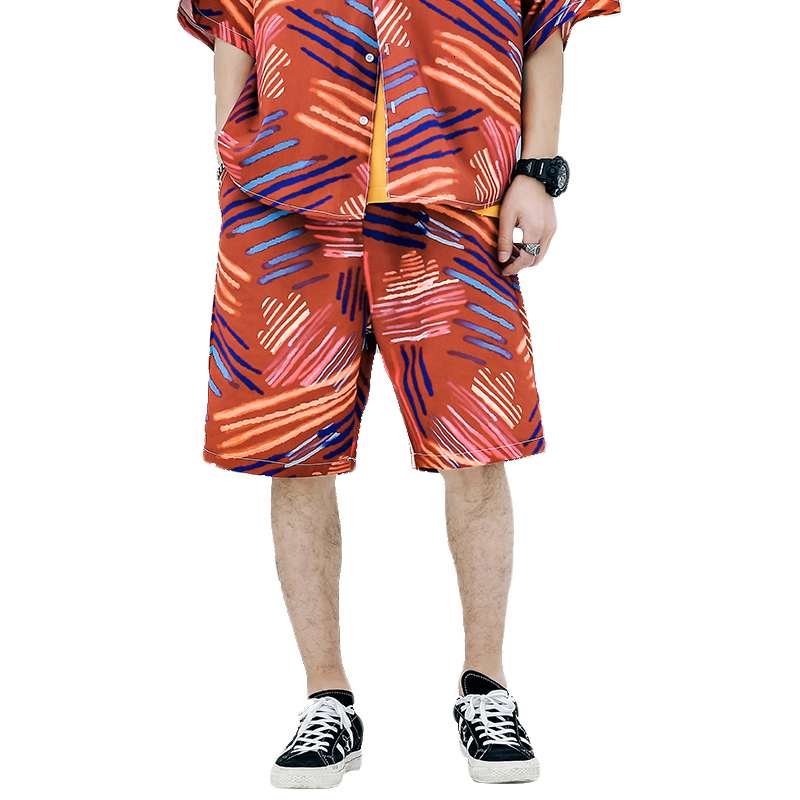 

New Summer 2021 Men Streetwear Hip Hop Hawaii Sweat Shorts, Coloful Harajuku Funny Casual Fashion Shorts. N4pe, Blue football club