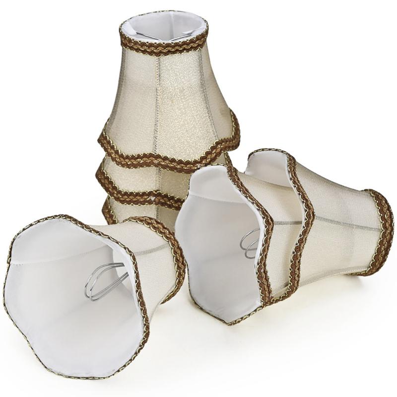 

Lamp Covers & Shades Fuloon Cloth Fabrics Lampshade Shell Cover For Bedroom Bedside Desk Candle Chandelier Table Wall Floor Shade