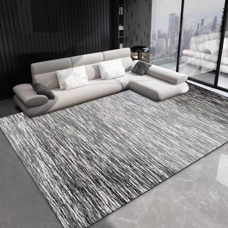 

Carpets Stripe Printing Living Room Decoration Washable Lounge Rug Large Area Rugs Geometric Bedroom Bedside Carpet Home Decor