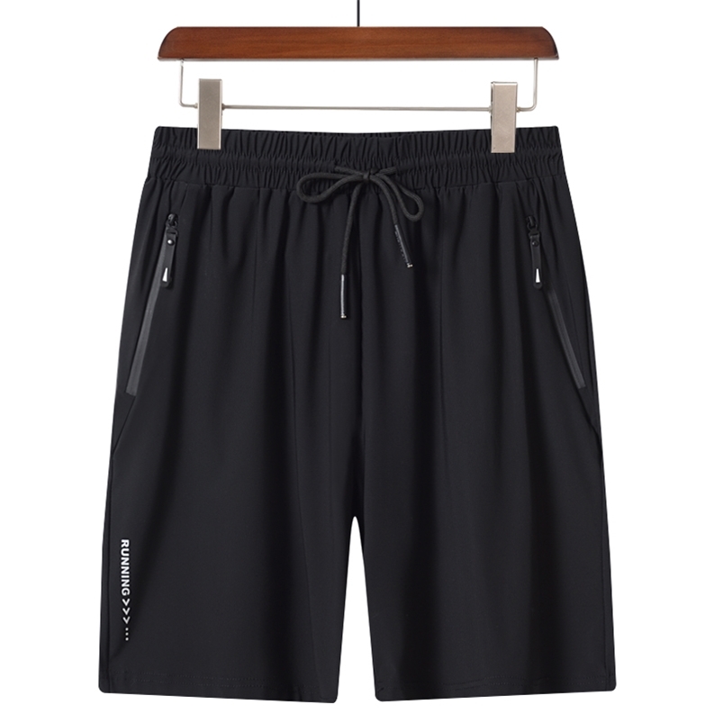 

summer cool and breathable casual sports shorts fashion simple and comfortable Capris Quick Drying Sports men Shorts 210720, Black