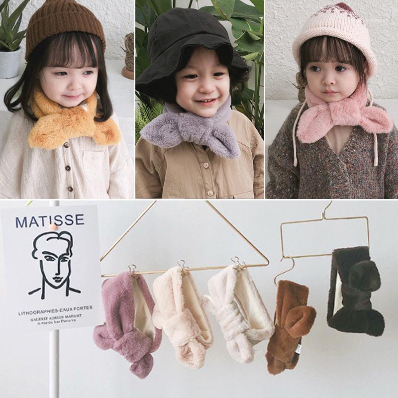 

Scarves Baby Scarf Winter Boys And Girls Warm Plush Children Bib1