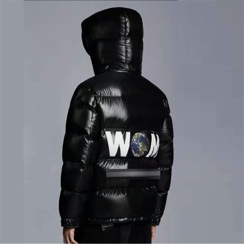 

Mengkou family's famous 21 autumn winter Rhinestone lightning large stard men's and women's thickened black down jacket