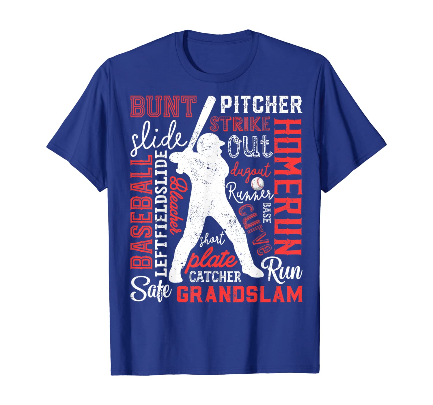 

Baseball T Shirt For Boys Men Gift Batter Pitcher Catcher, White;black