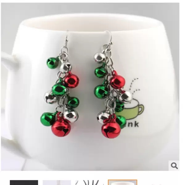 

New Dangle Earrings Crystal Snowman Jewelry Christmas Tree Stud Earring For Women Creative Party Accessories Girl Gifts