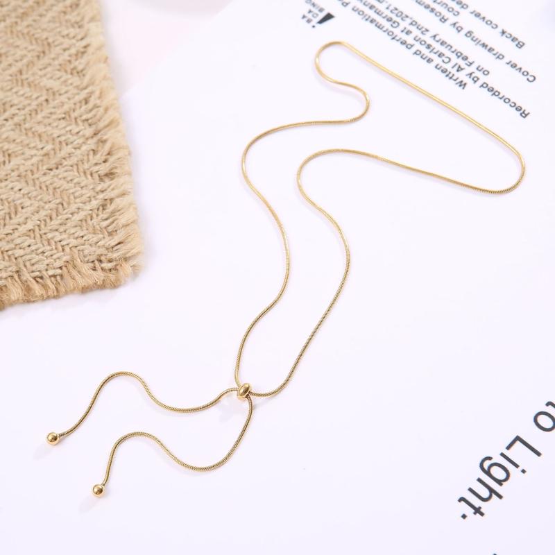 

Chains Fashionable TikTok Necklace, Women's Color Chain, Silver