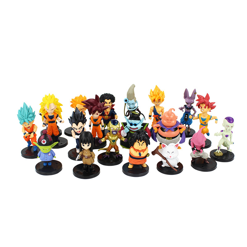 

20pcs/lot 4-9cm Cartoon Statue PVC Action Figures toys Figures collection Toys C0220