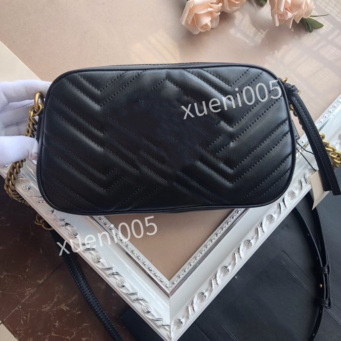 

G bag 2021 Leather Purses Big Brand Pouch Womens Zipper Coin Wallets Lady Clutch Bags Luxury Cowhide Handbag Fanny Pack 24-13-7cm, 01