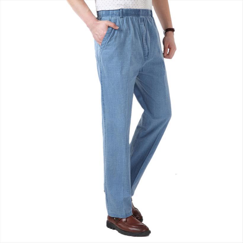 

xt1528 a1425 spring summer middle women pant aged and old fashion casual pure color linen trousers wholesale, Black