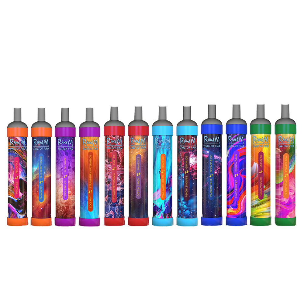 

Original RandM Switch 3200 Puffs Cigarette Disposable Vape 650mah Large CapacityUSB Charging Vaporizer E-cigarette Variety 12 Flavors