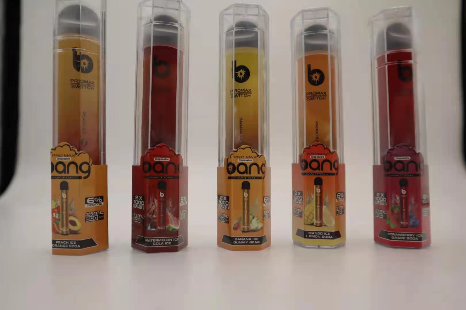 

Bang Pro Max Switch 2 In 1 Disposable Device Double Pod Design 1000+1000 Puffs 6ml Cartridge Pod 1100mAh Battery VS XL XXL